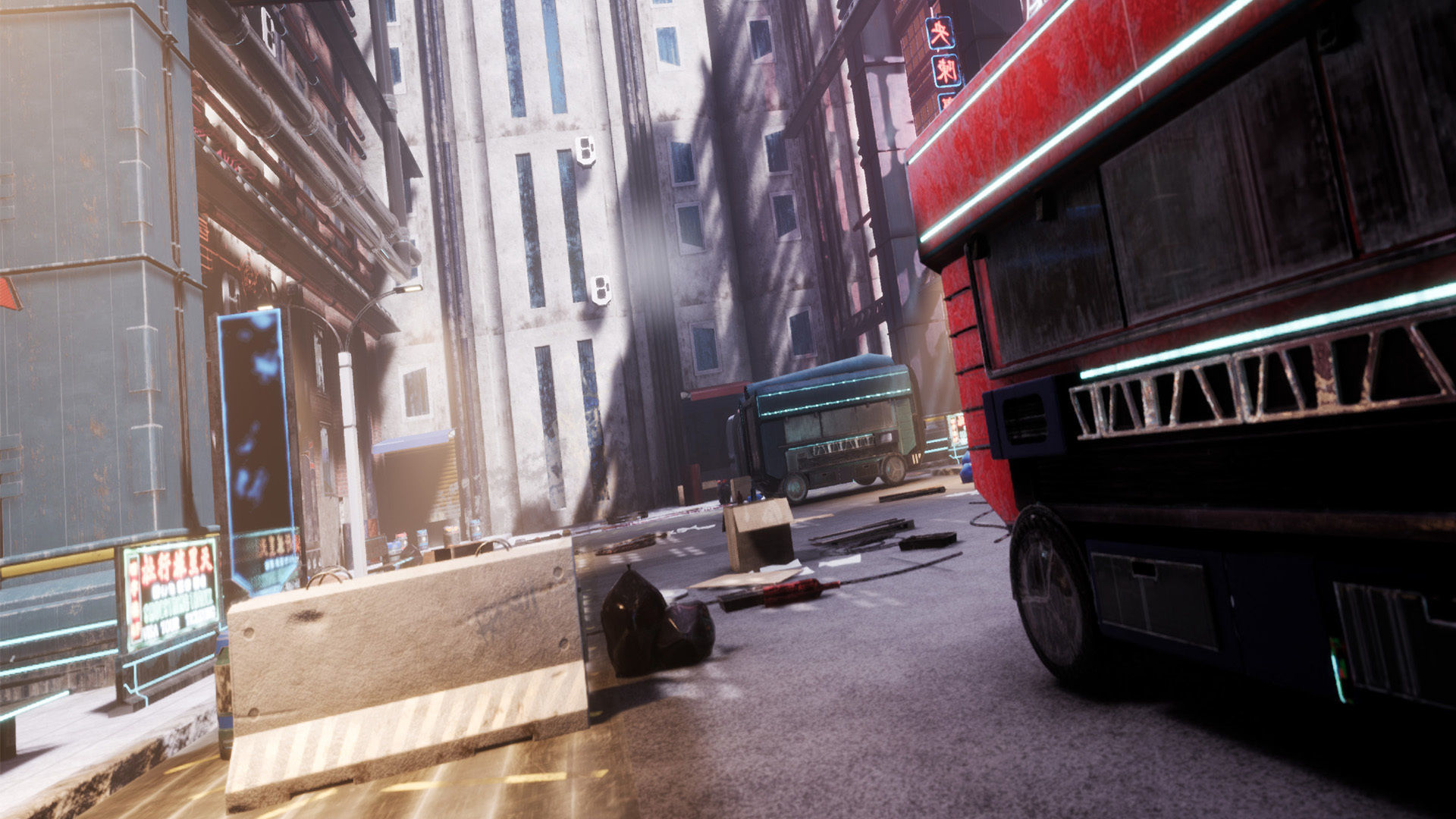 CyberPunk Sci-Fi Environment Low-poly 3D model_20