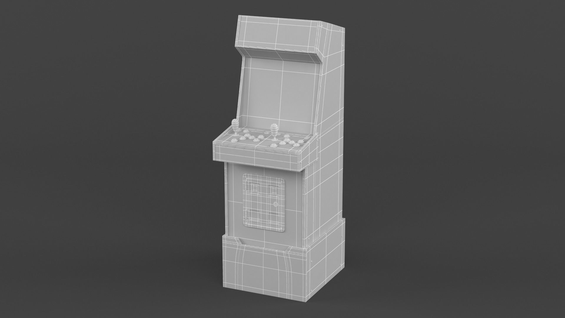 Arcade Machine 3D model_11