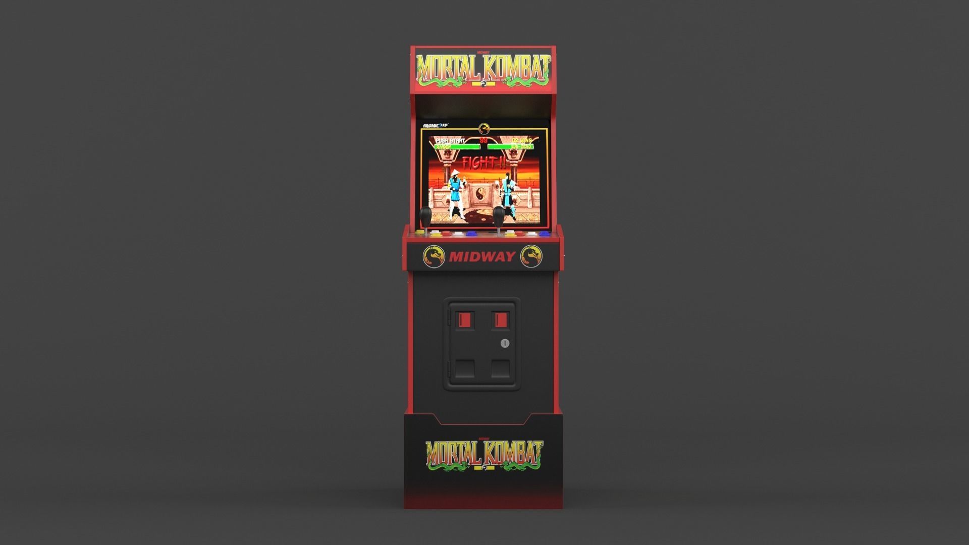 Arcade Machine 3D model_1