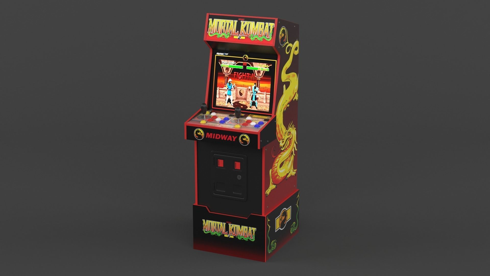 Arcade Machine 3D model_5
