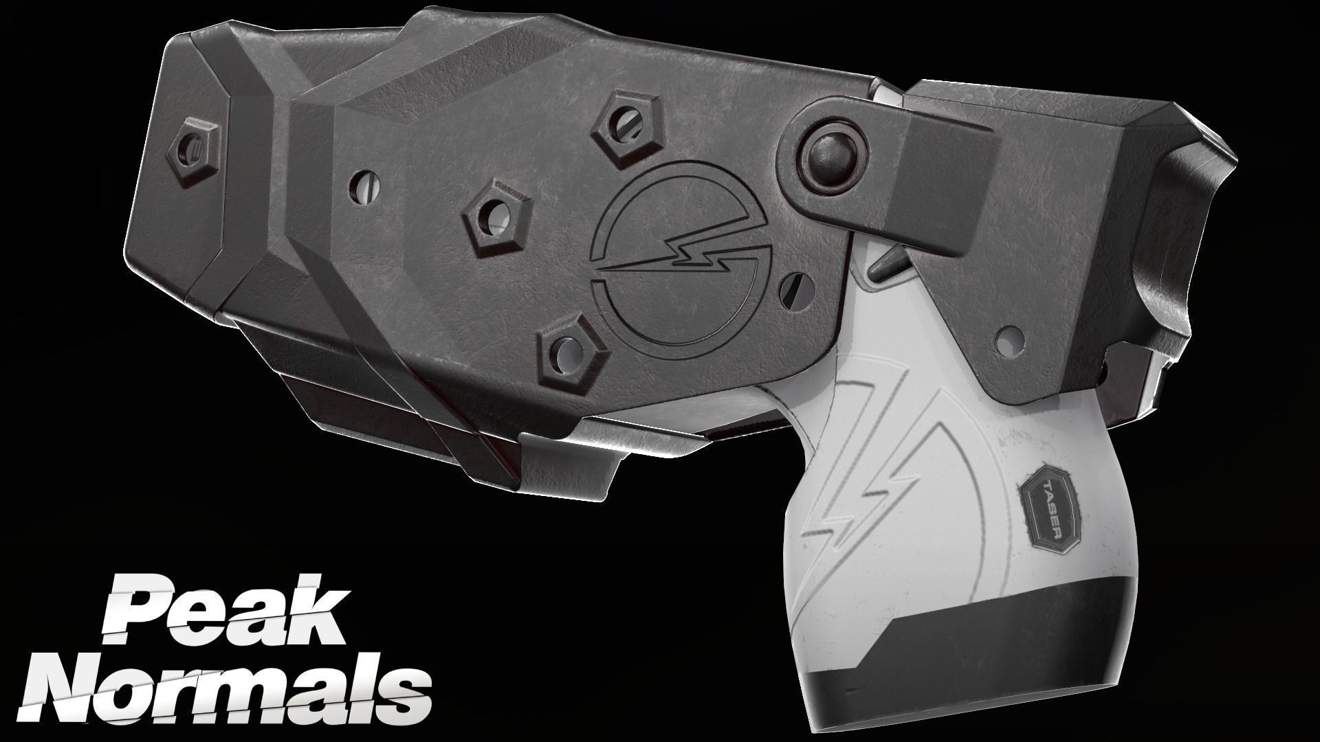 Blade Tech Taser X26P Holster Low-poly 3D model_3