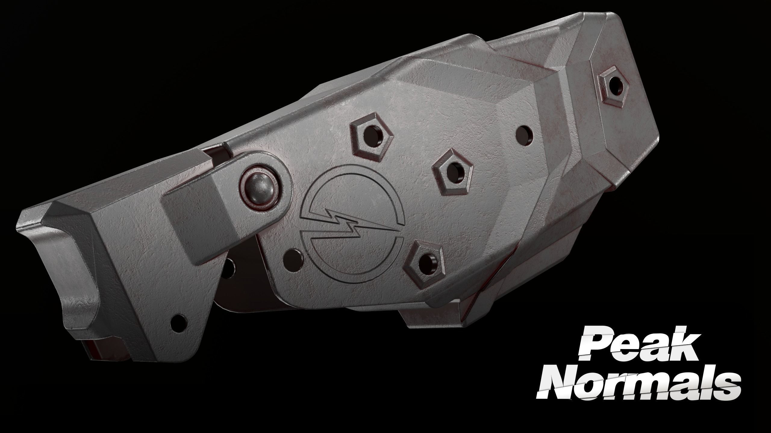 Blade Tech Taser X26P Holster Low-poly 3D model_1
