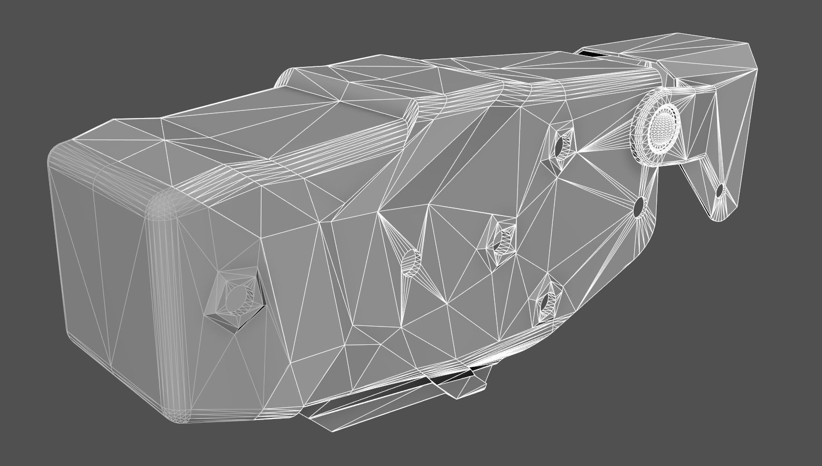 Blade Tech Taser X26P Holster Low-poly 3D model_10