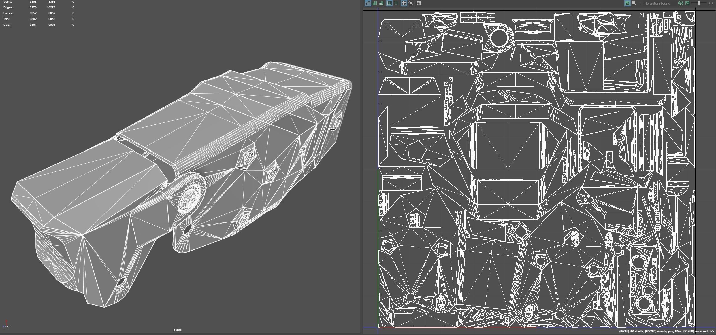 Blade Tech Taser X26P Holster Low-poly 3D model_12