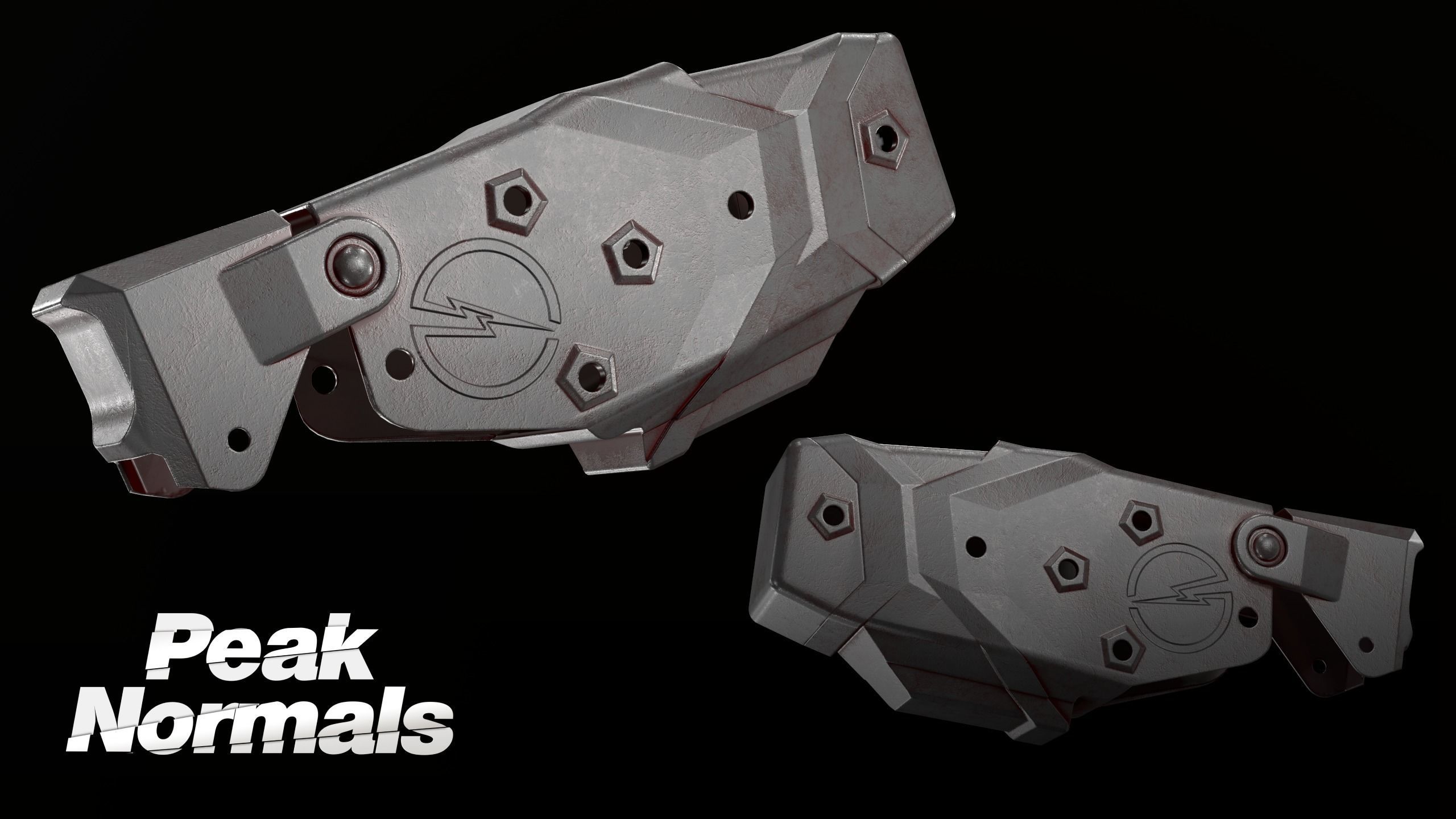 Blade Tech Taser X26P Holster Low-poly 3D model_2