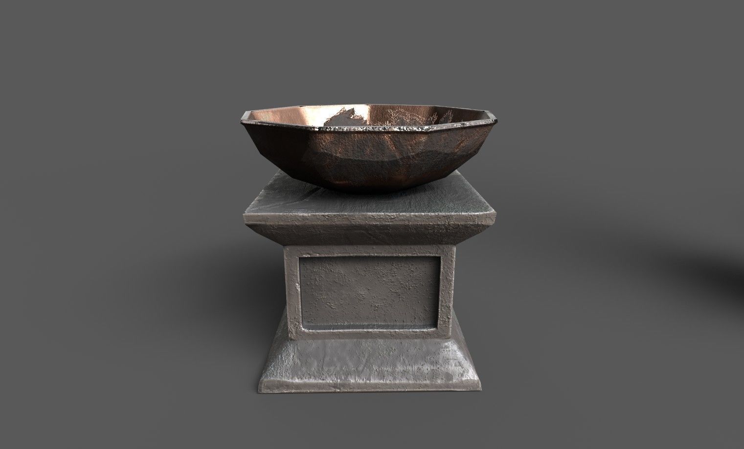 Environment Stone Pack Low-poly 3D model_9