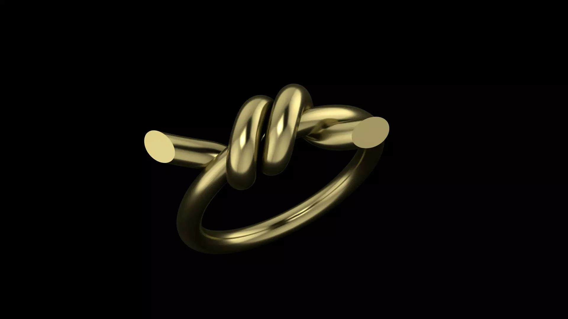 Tiffany Knot Ring 3D print model