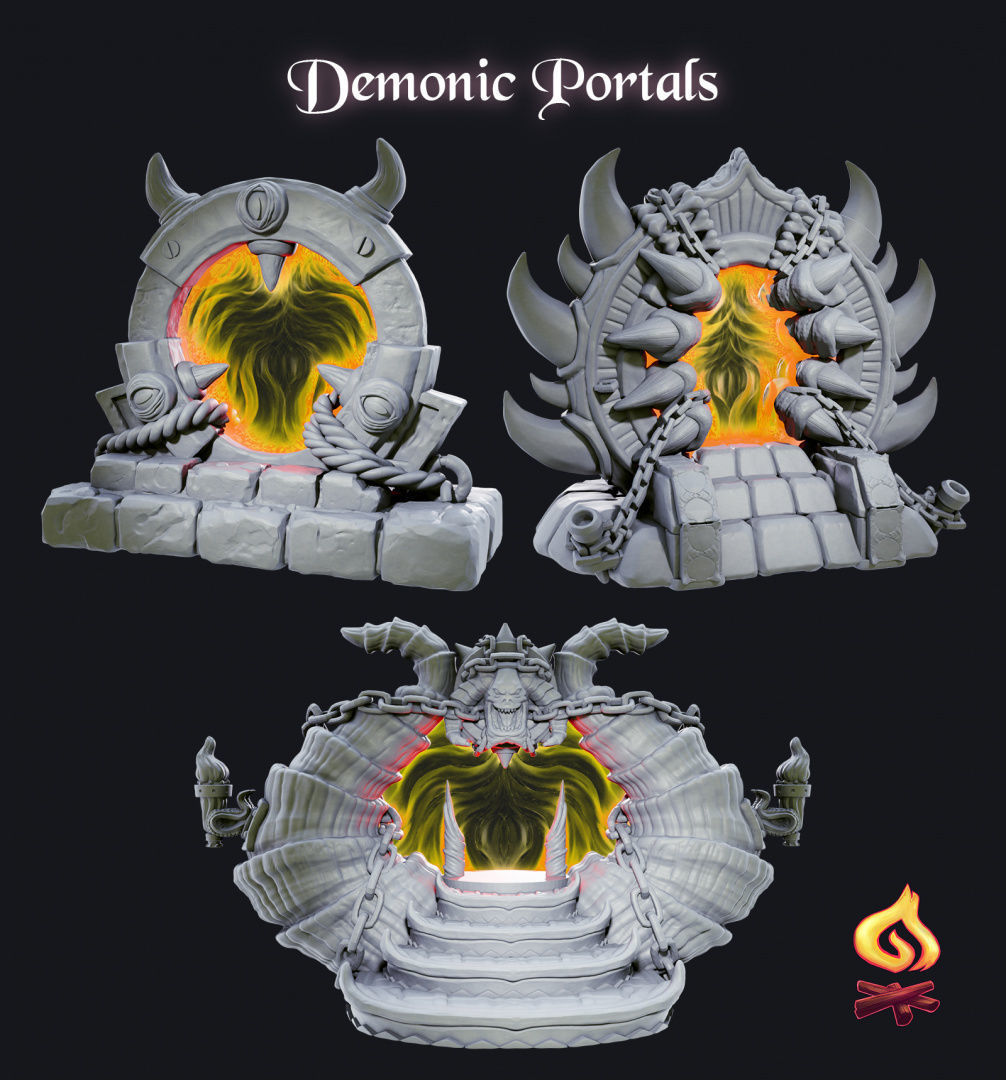 Portals of Atarien Full Set 3D print model_4