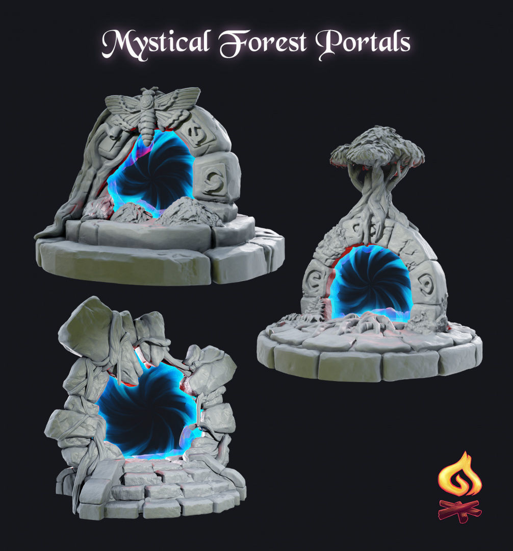 Portals of Atarien Full Set 3D print model_2