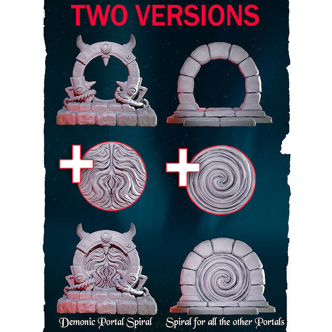 Portals of Atarien Full Set 3D print model_12