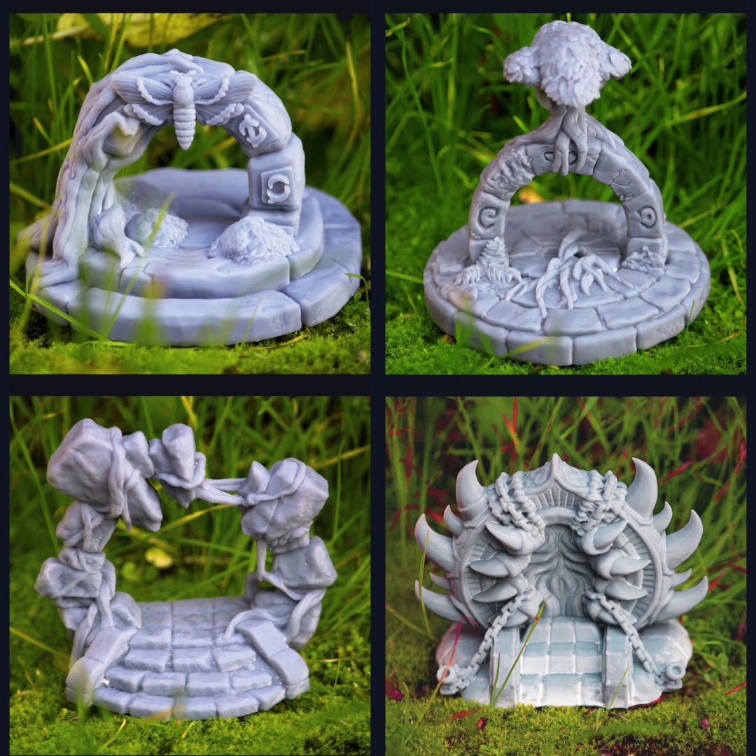 Portals of Atarien Full Set 3D print model_16