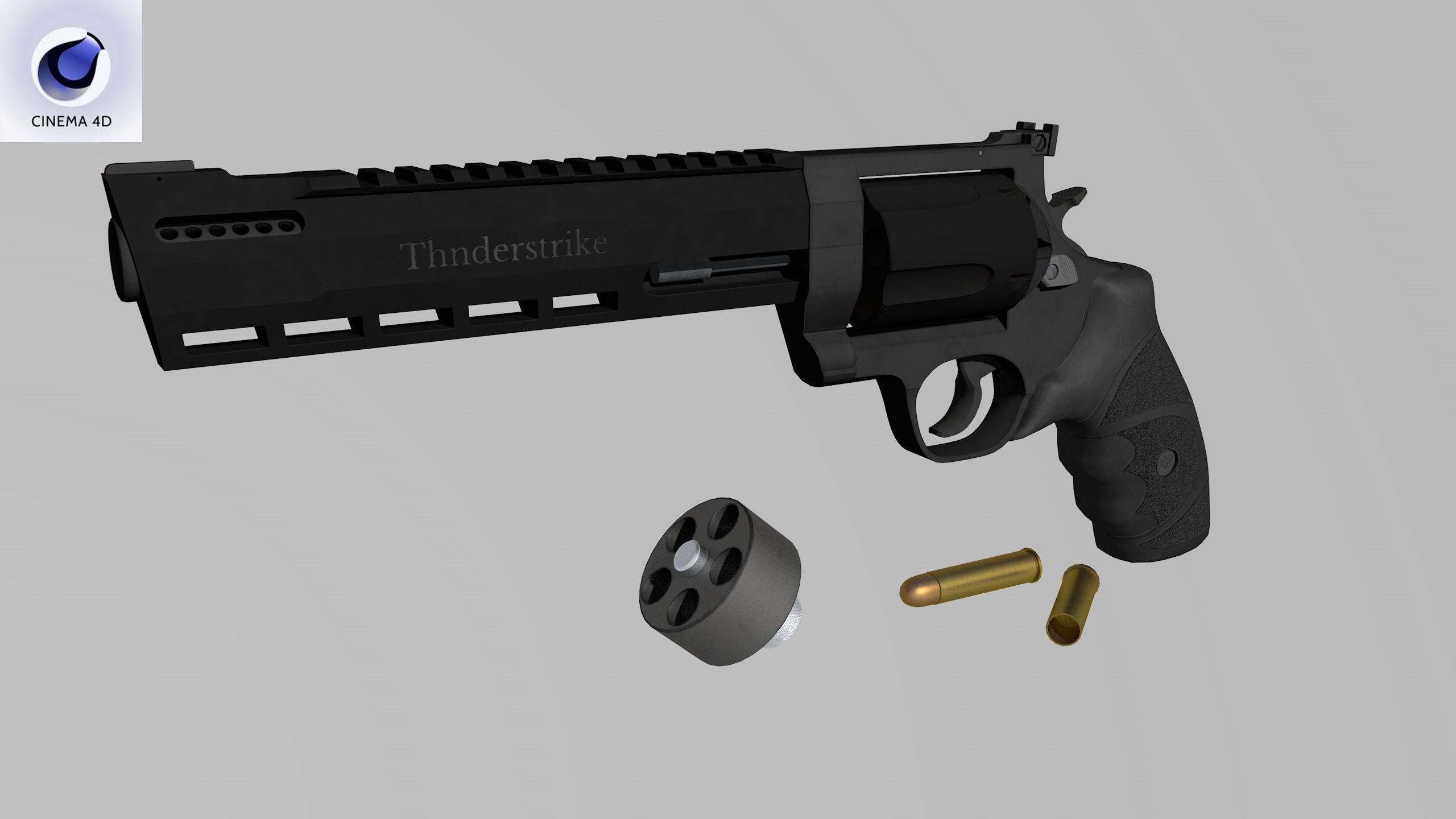 Thunderstrike New Low-poly 3D model_12