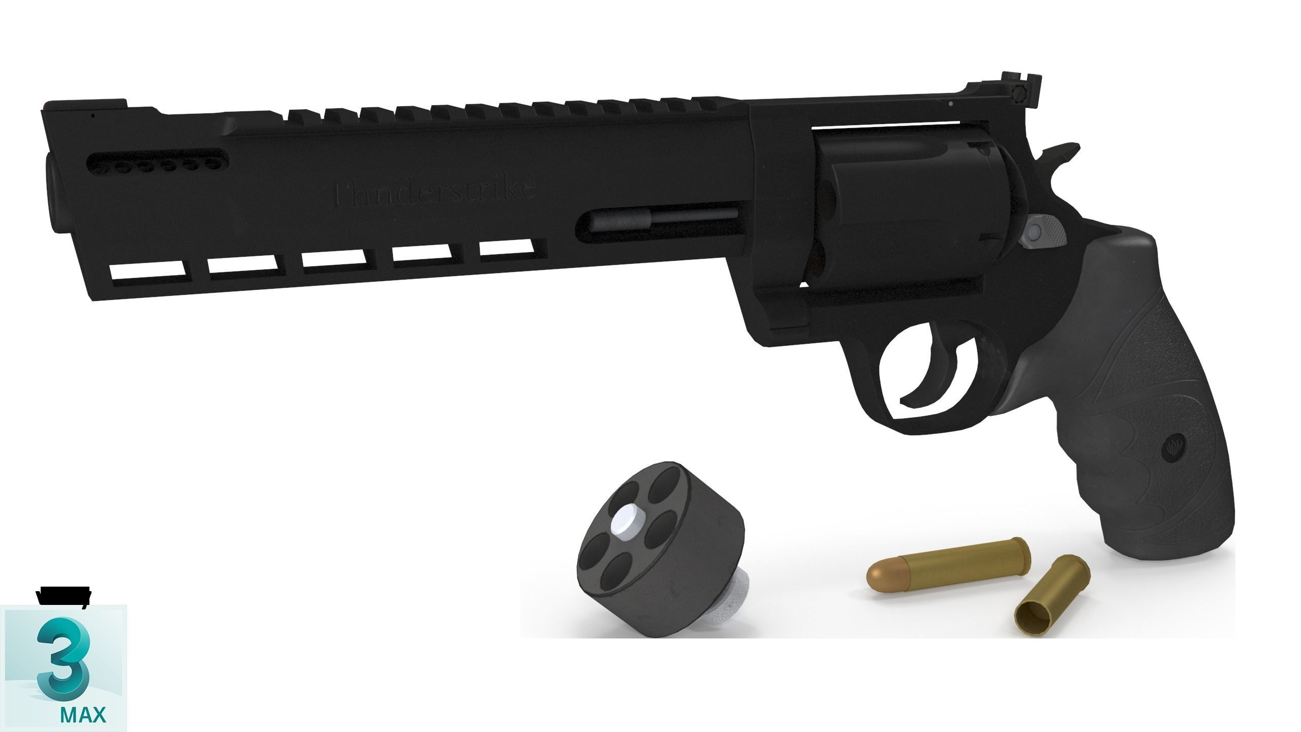 Thunderstrike New Low-poly 3D model_7