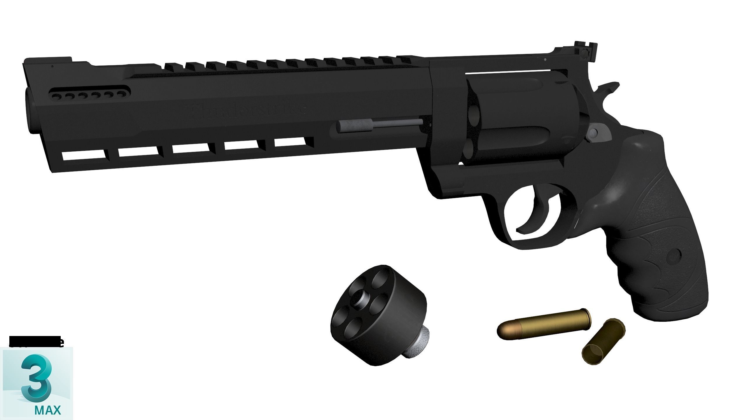 Thunderstrike New Low-poly 3D model_8