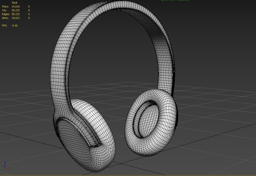 Bluetooth Headphone  M02 Low-poly 3D model_7