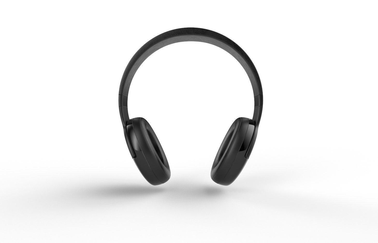Bluetooth Headphone  M02 Low-poly 3D model_3
