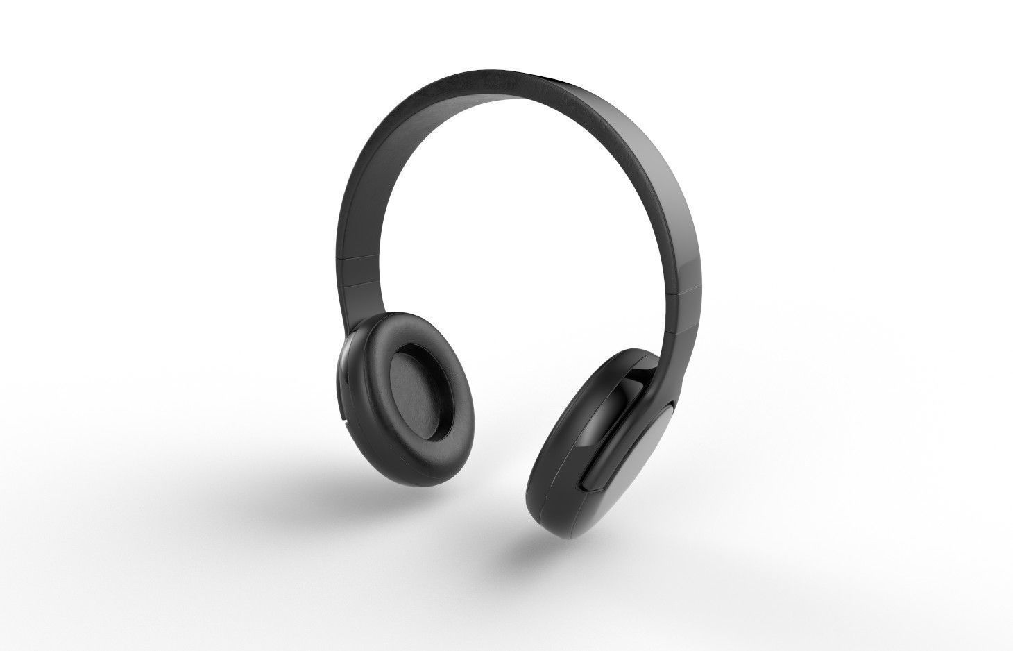 Bluetooth Headphone  M02 Low-poly 3D model_4
