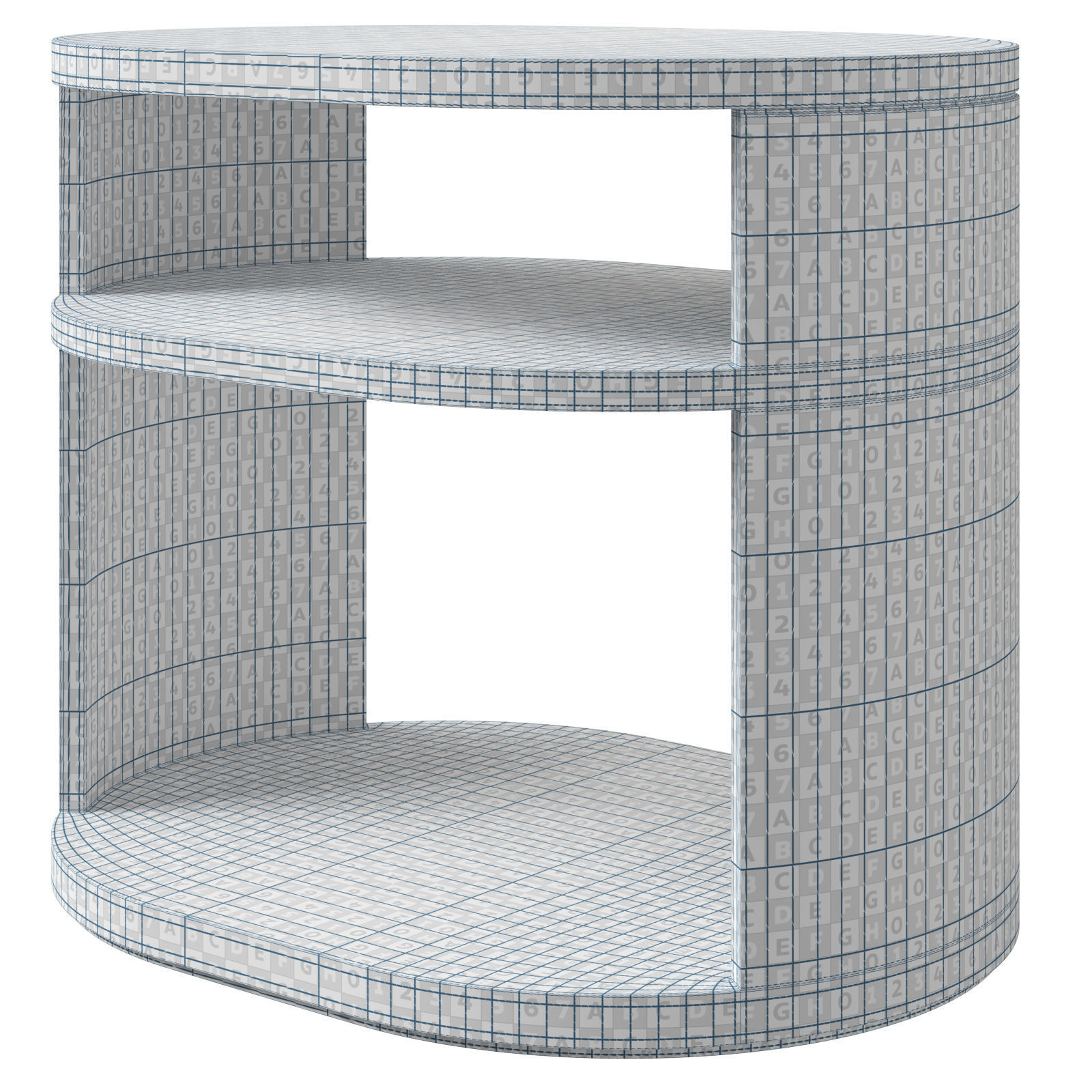 Restoration Hardware side table Corta 3D model_18