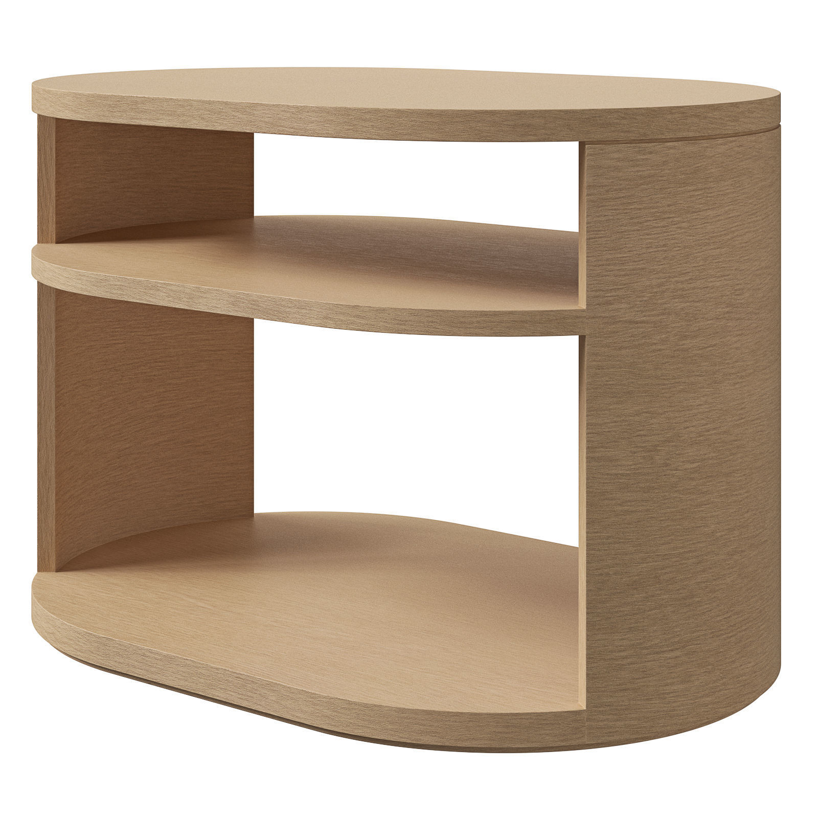 Restoration Hardware side table Corta 3D model_4