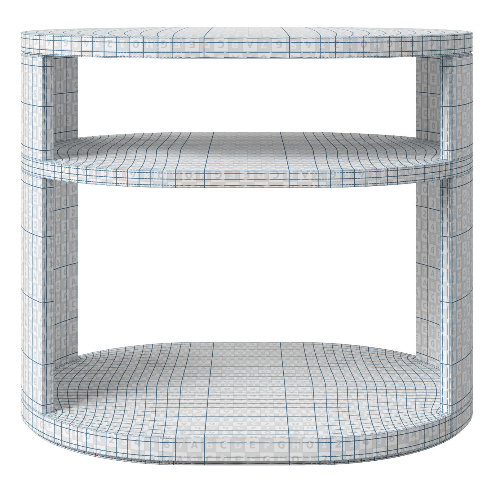 Restoration Hardware side table Corta 3D model_17