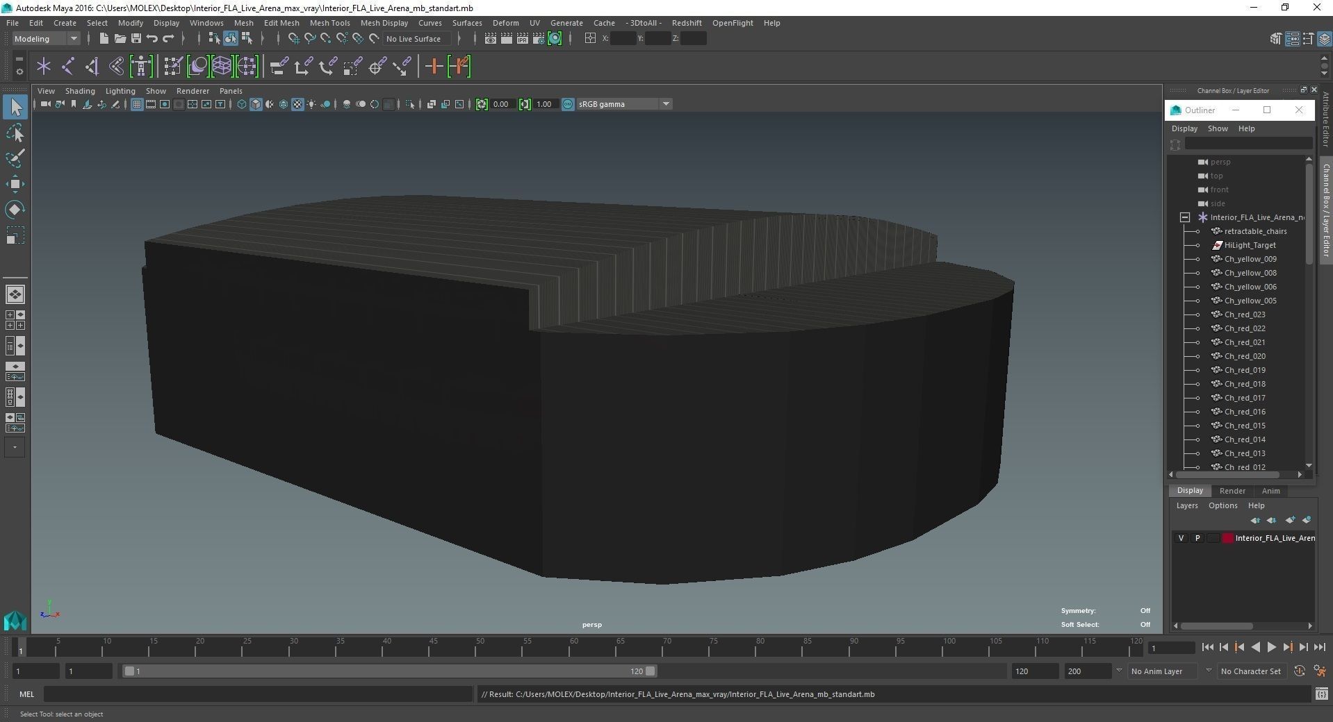 Interior FLA Live Arena 3D model_34