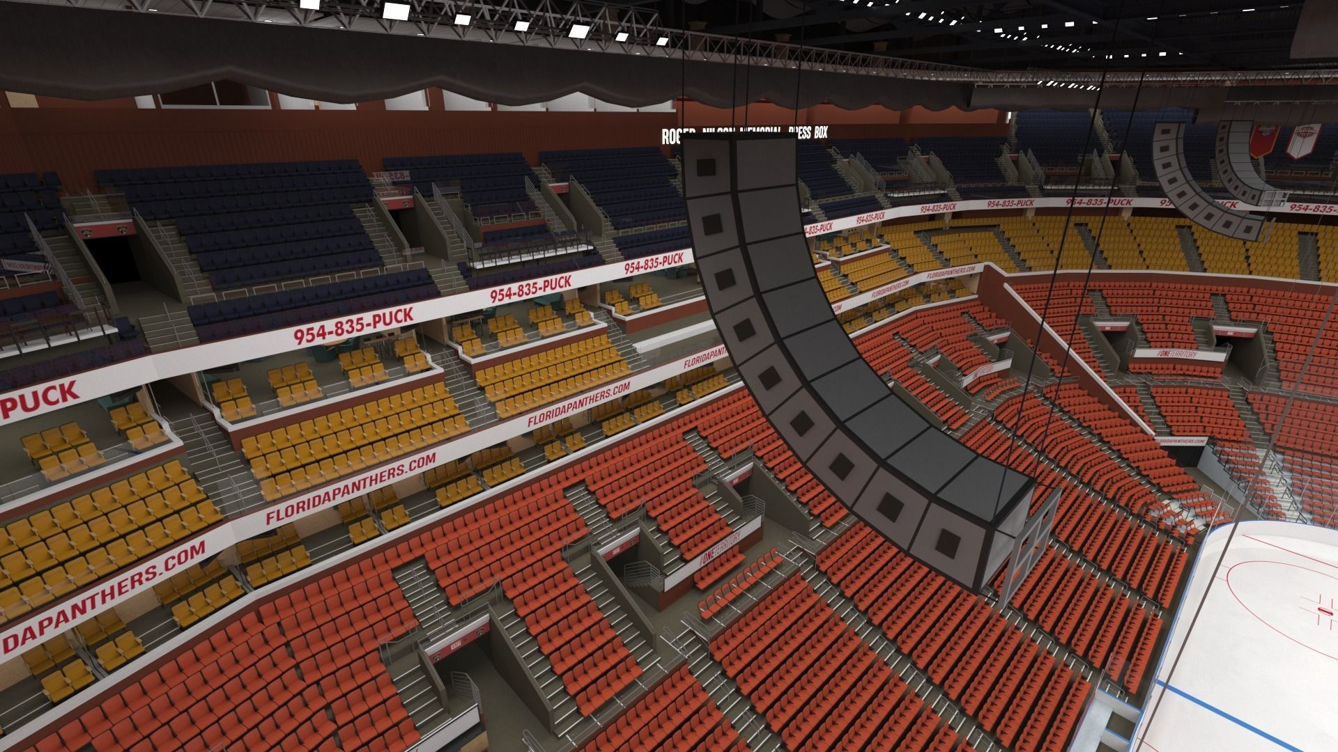 Interior FLA Live Arena 3D model_59