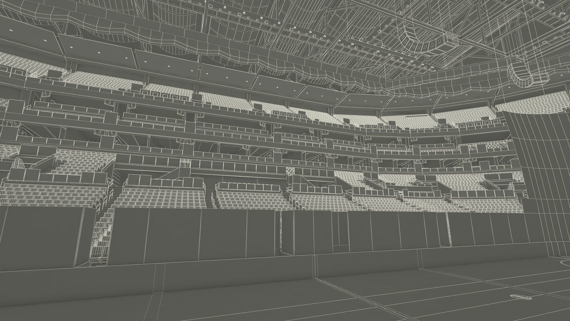 Interior FLA Live Arena 3D model_42