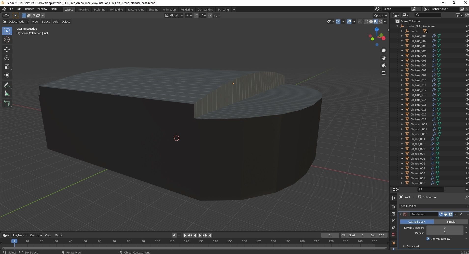 Interior FLA Live Arena 3D model_31