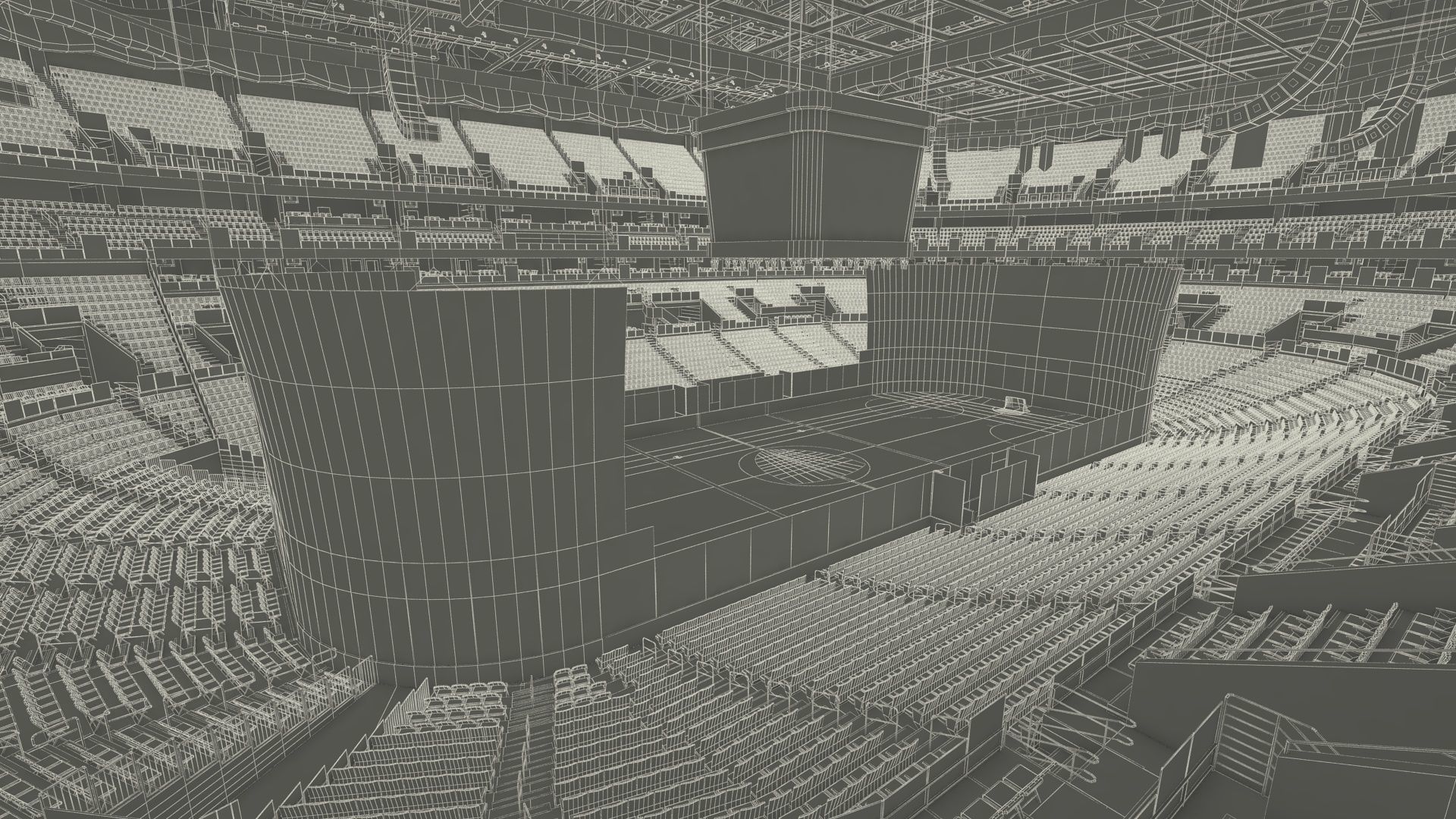 Interior FLA Live Arena 3D model_36