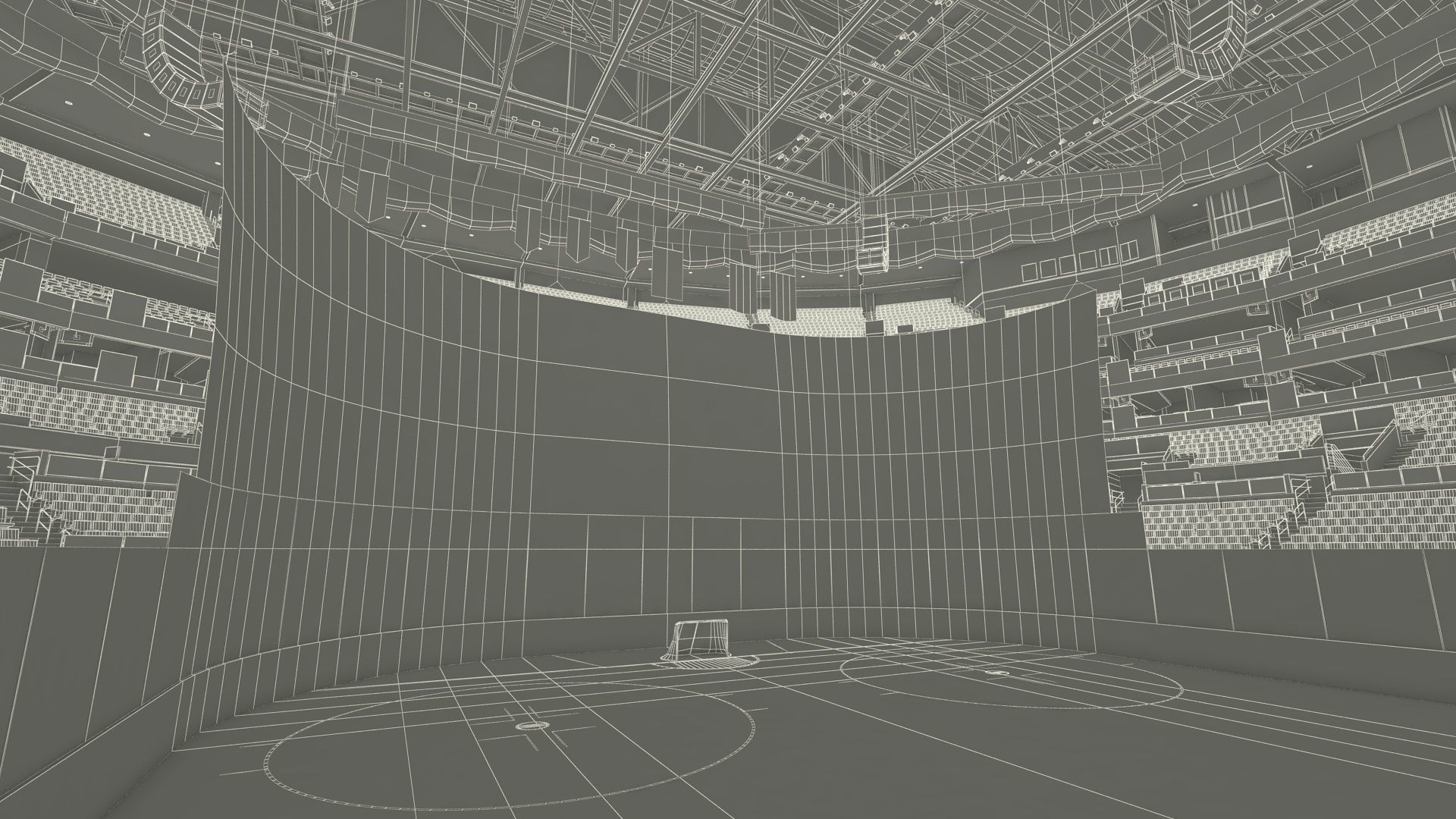 Interior FLA Live Arena 3D model_41