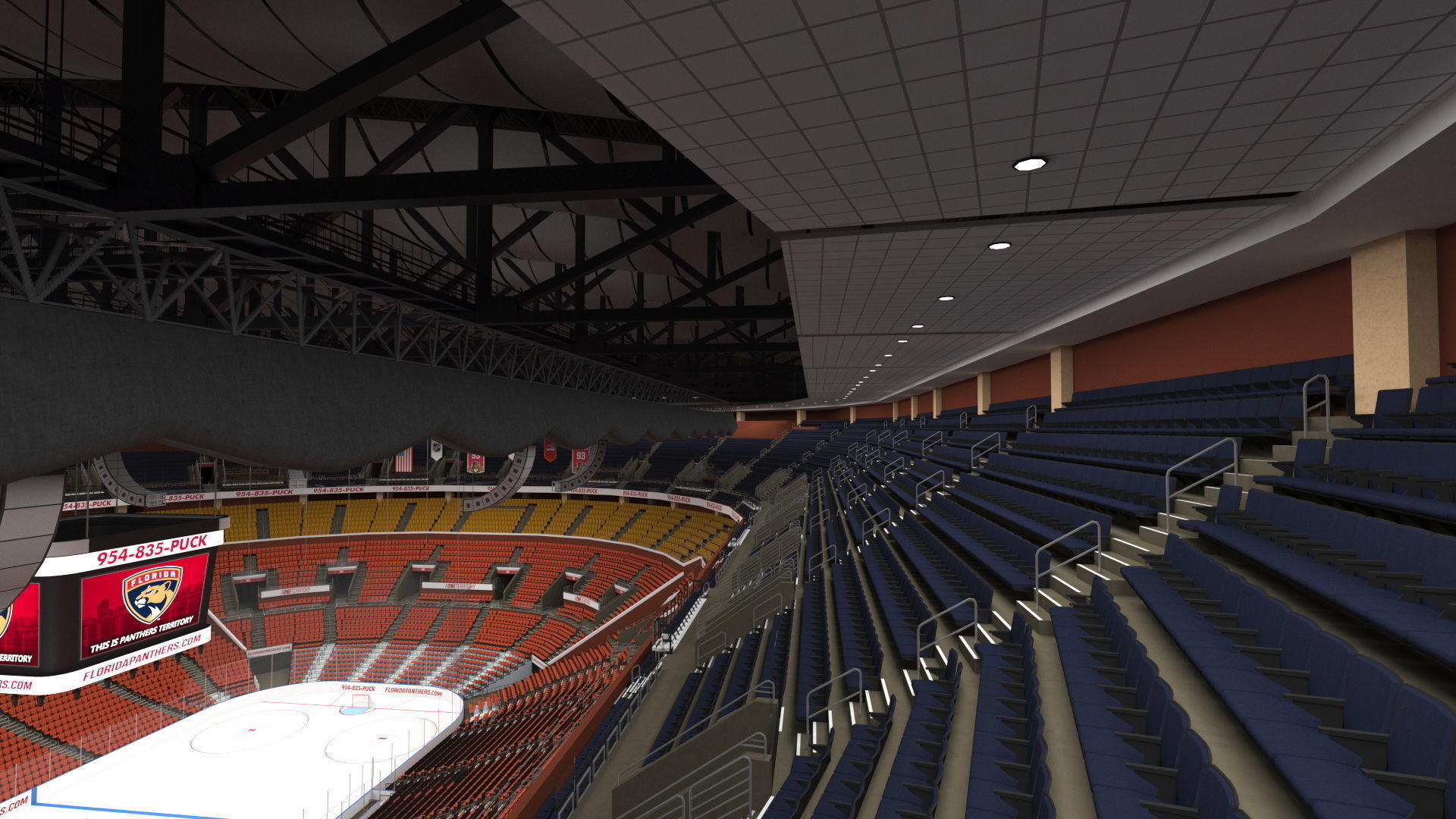 Interior FLA Live Arena 3D model_8