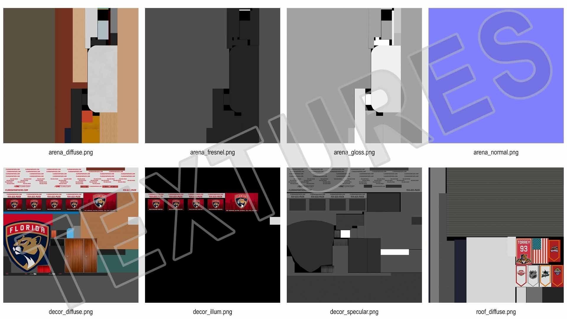 Interior FLA Live Arena 3D model_29