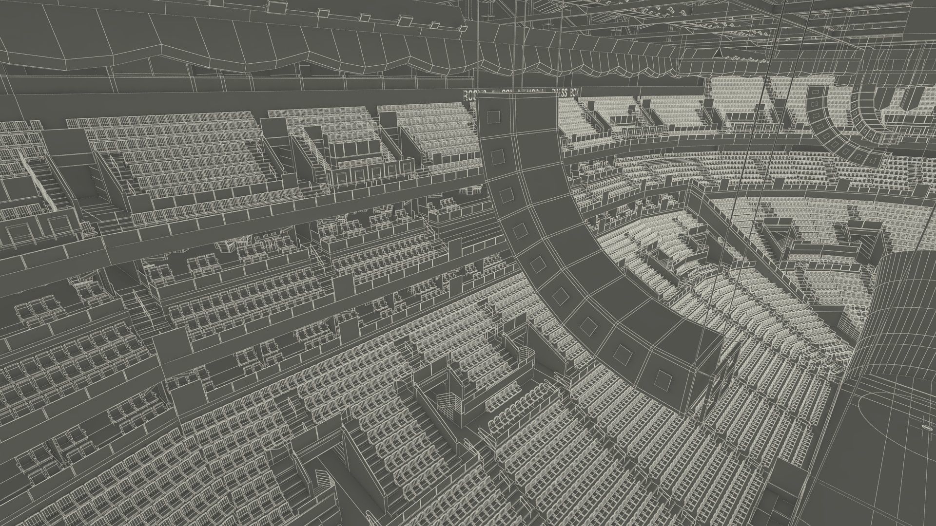 Interior FLA Live Arena 3D model_40