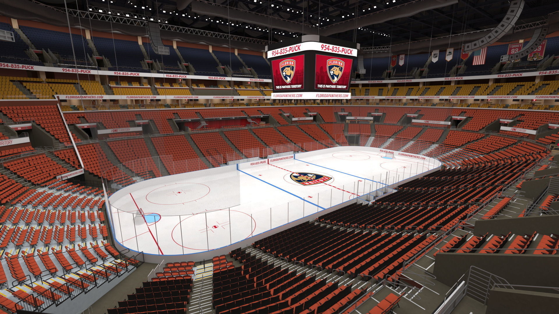 Interior FLA Live Arena 3D model_1