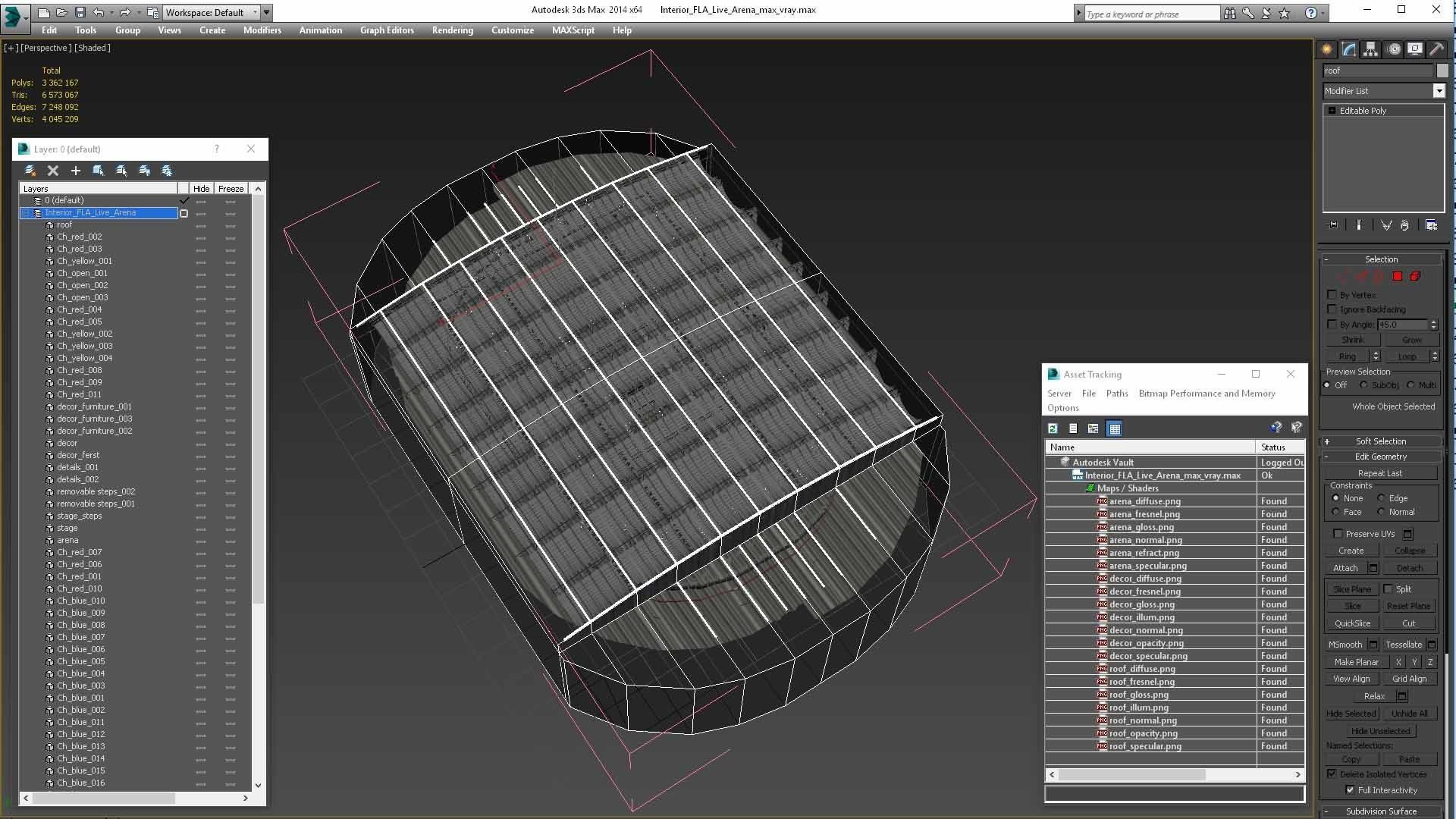 Interior FLA Live Arena 3D model_30