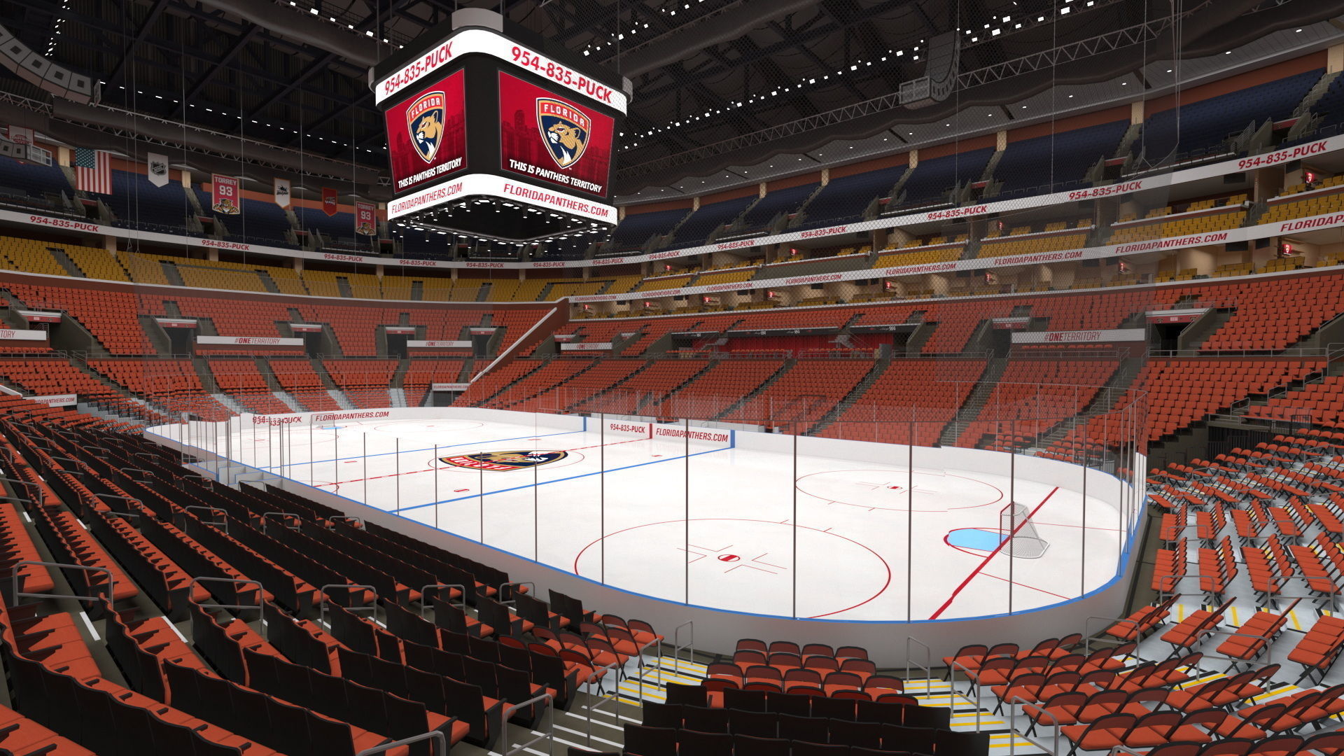 Interior FLA Live Arena 3D model_2