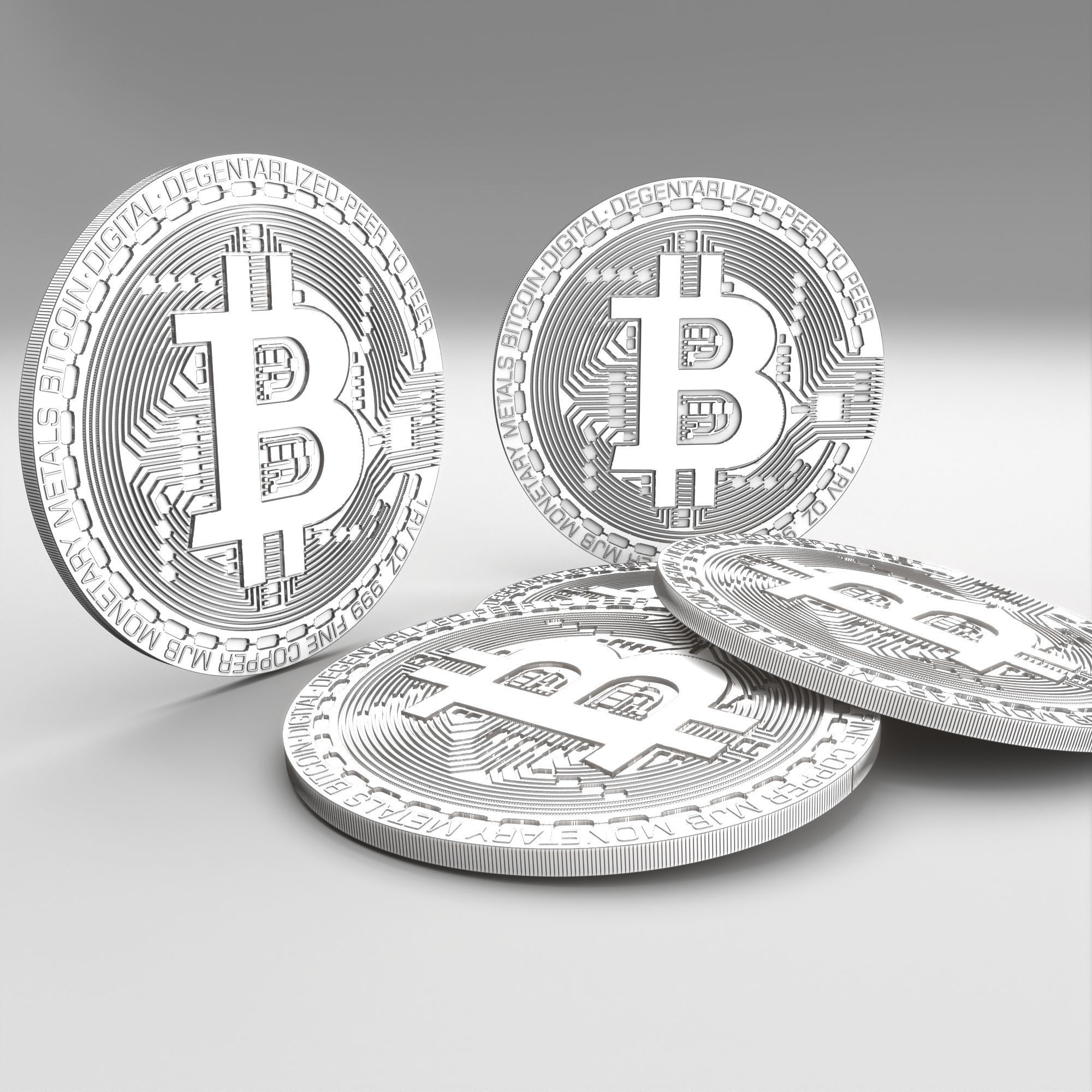 Bitcoin  3D model_5