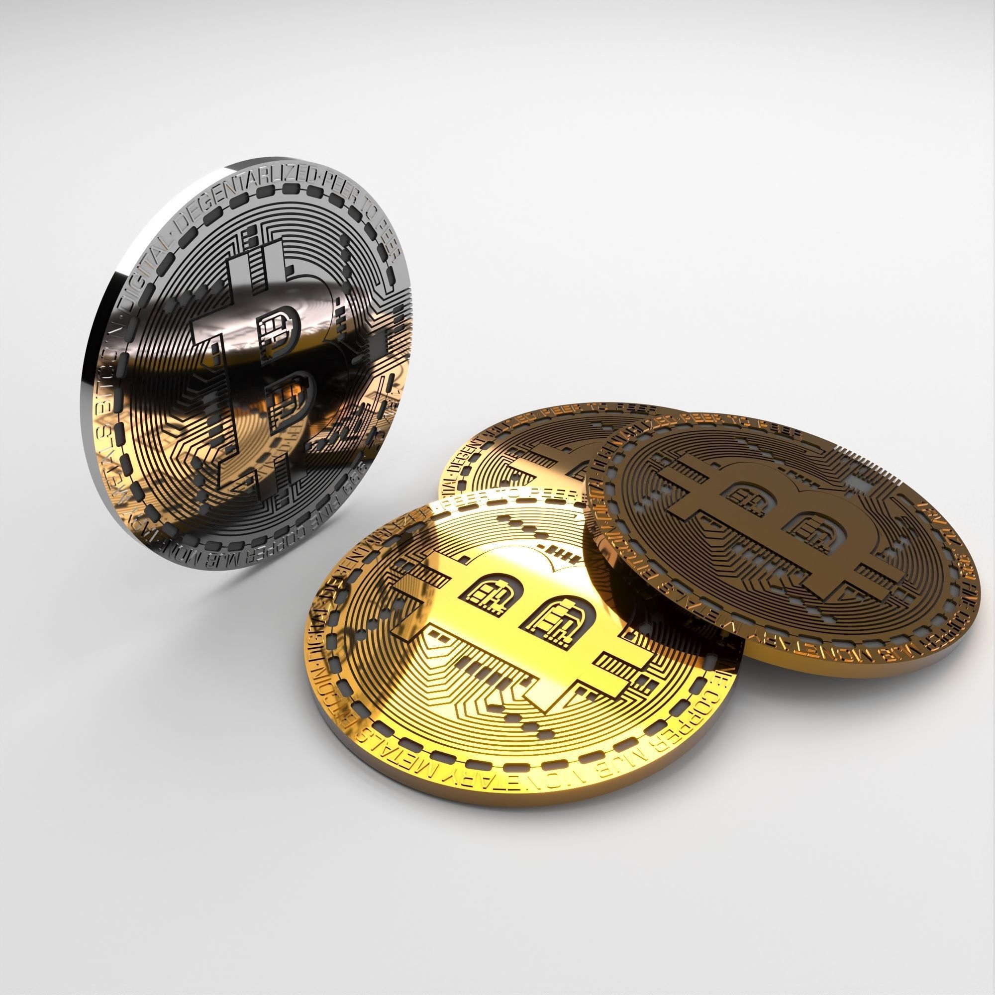Bitcoin  3D model_3