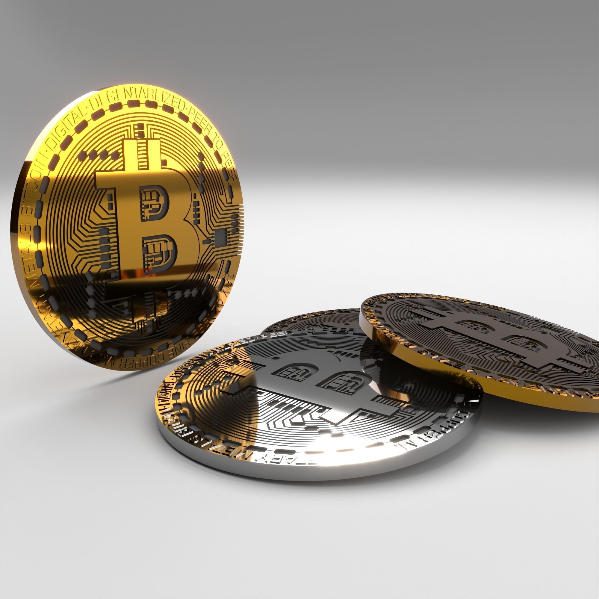 Bitcoin  3D model_1
