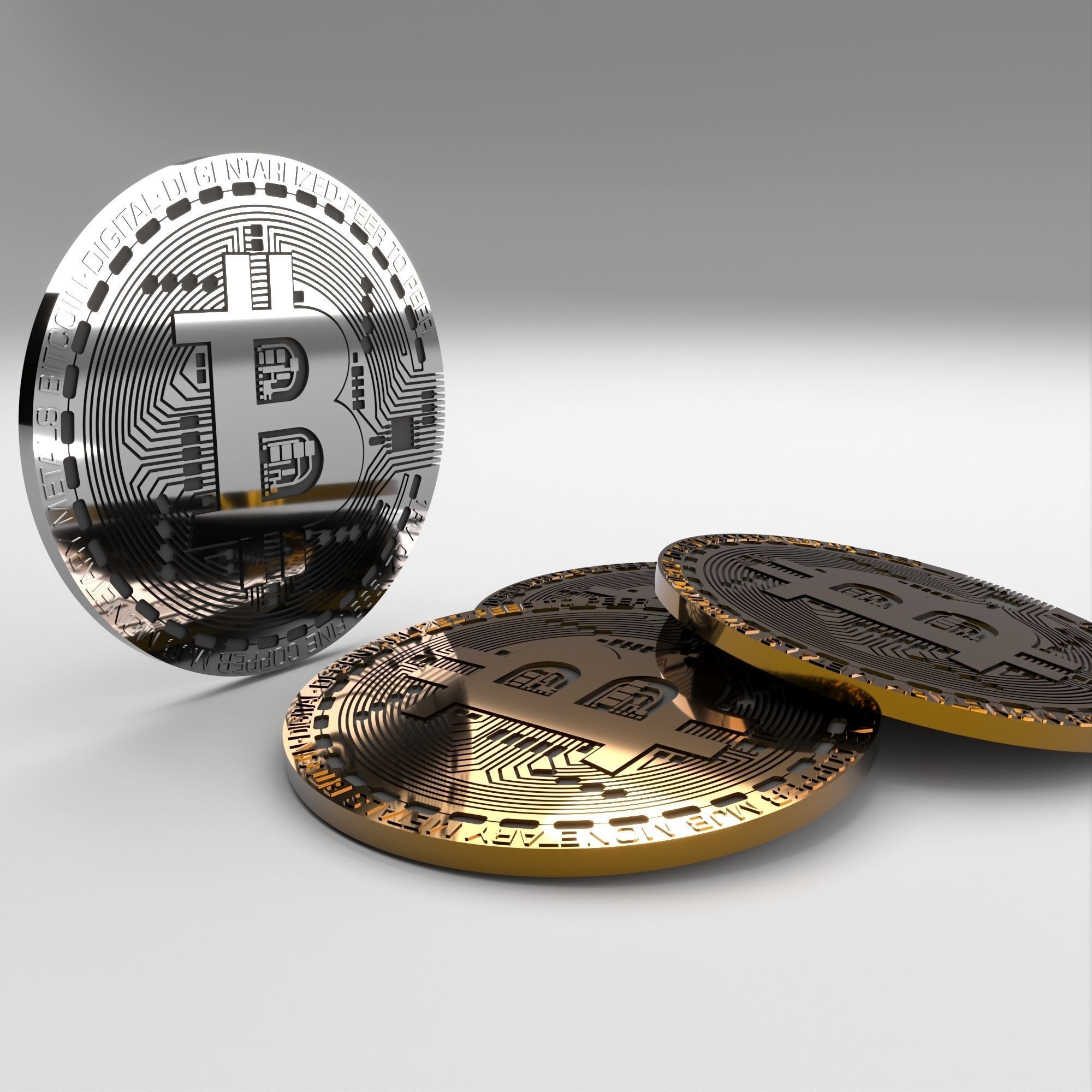 Bitcoin  3D model_4
