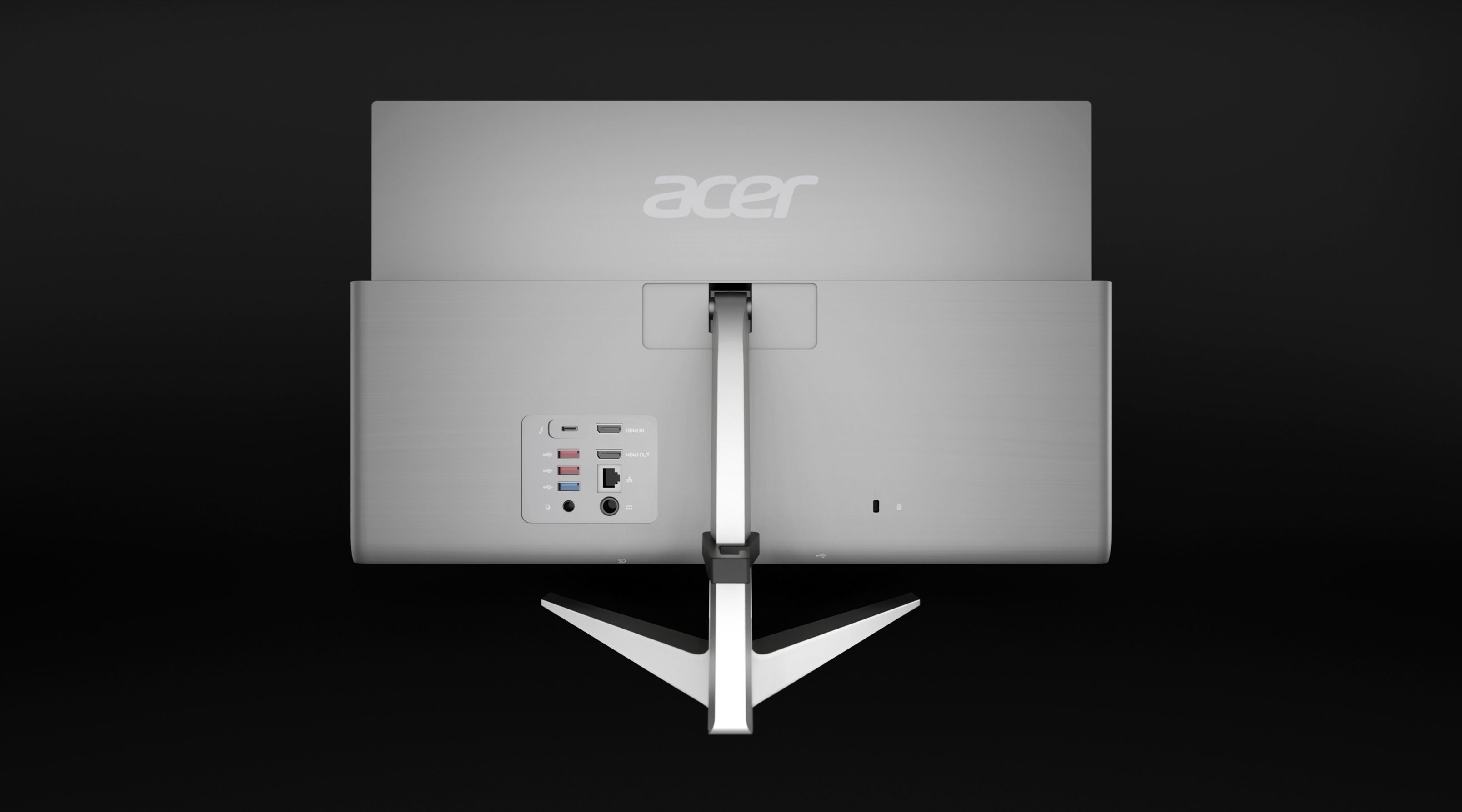 Computer Monitor Acer Aspire 3D model_2