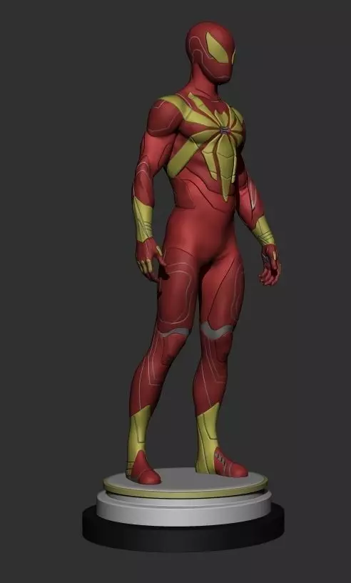 Iron Spider Man PS5 3D print model