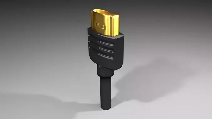 USB - HDMI 3D model