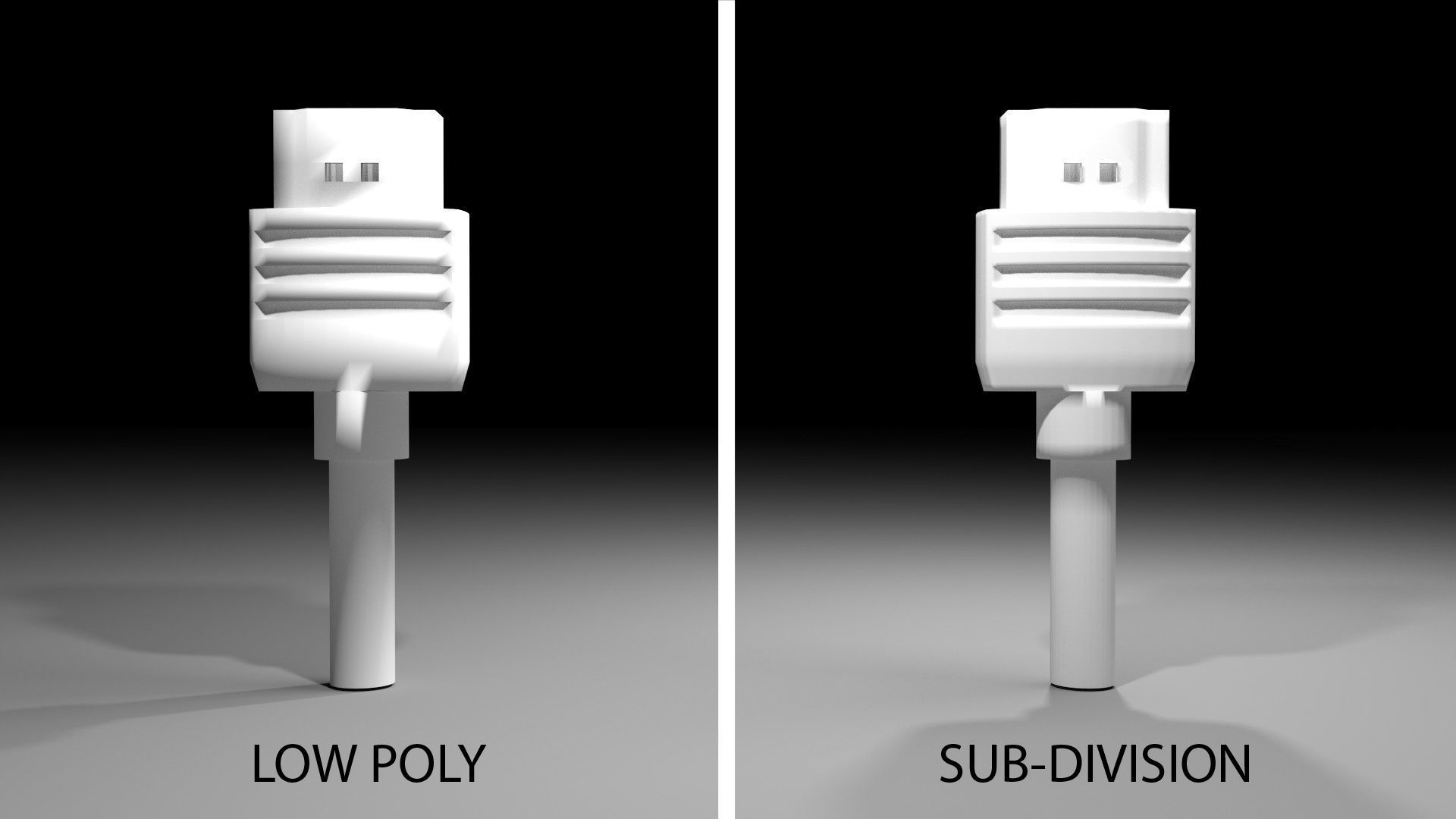 USB - HDMI 3D model_4