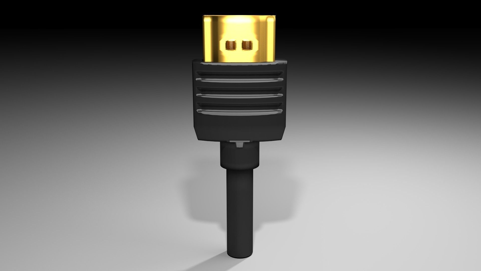 USB - HDMI 3D model_1