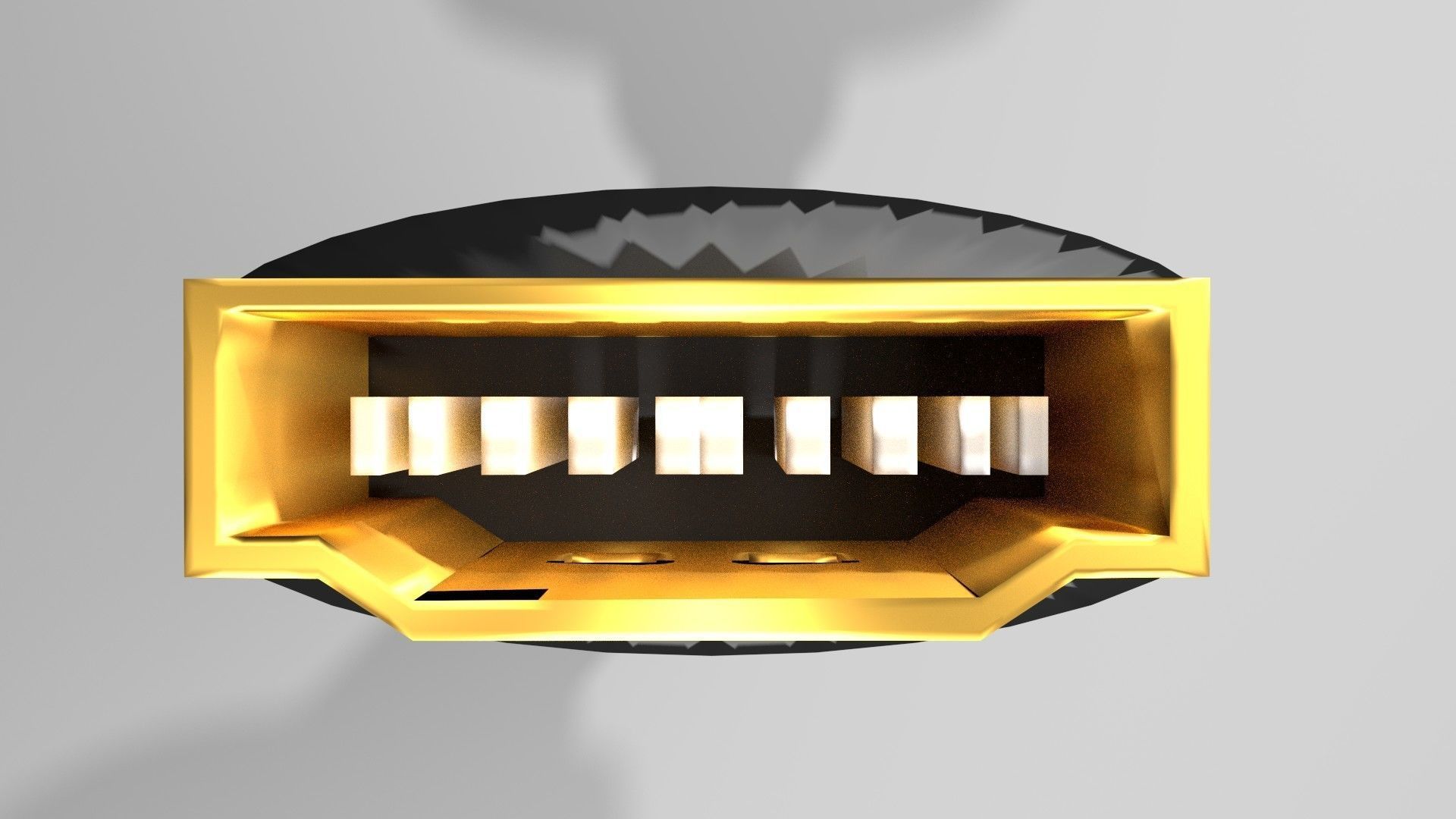 USB - HDMI 3D model_2