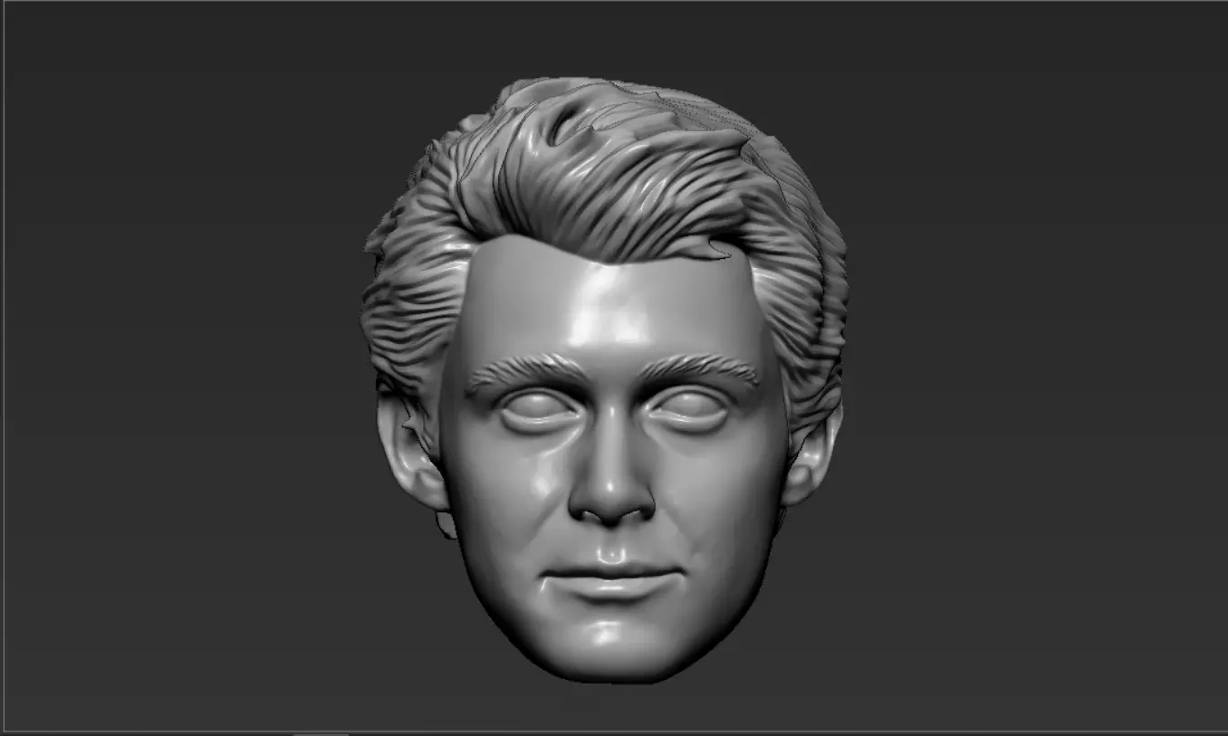 PETER PARKER FROM PS4 3D HEAD FOR MARVEL LEGENDSTOYS 3D print model_0
