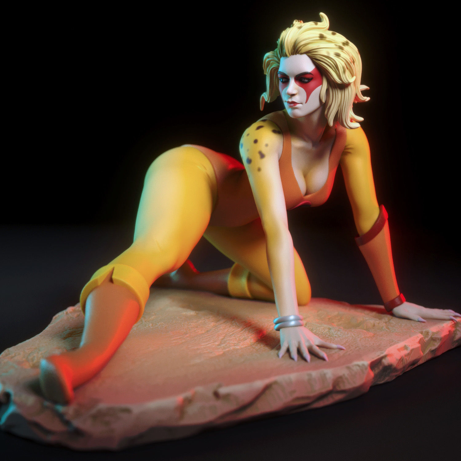 Cheetara from Thundercats 3D print model_4