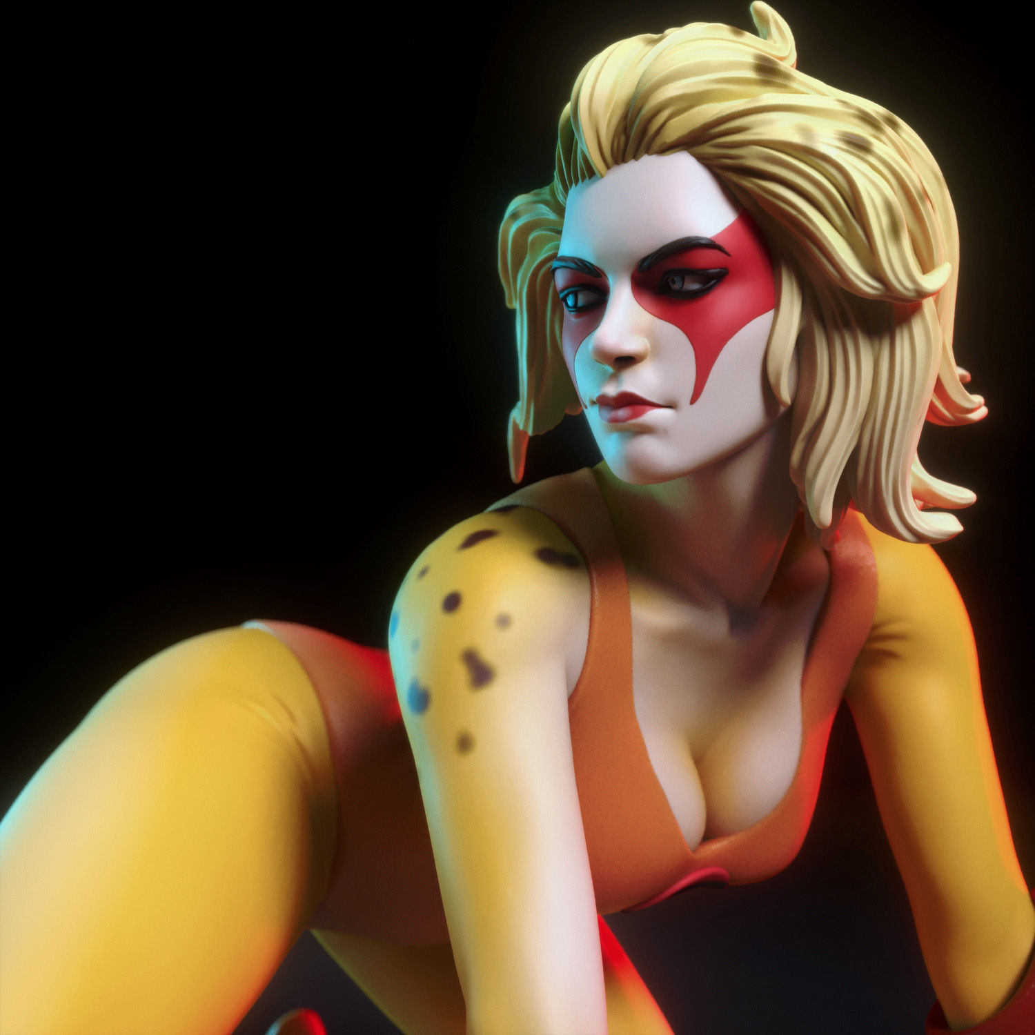 Cheetara from Thundercats 3D print model_5