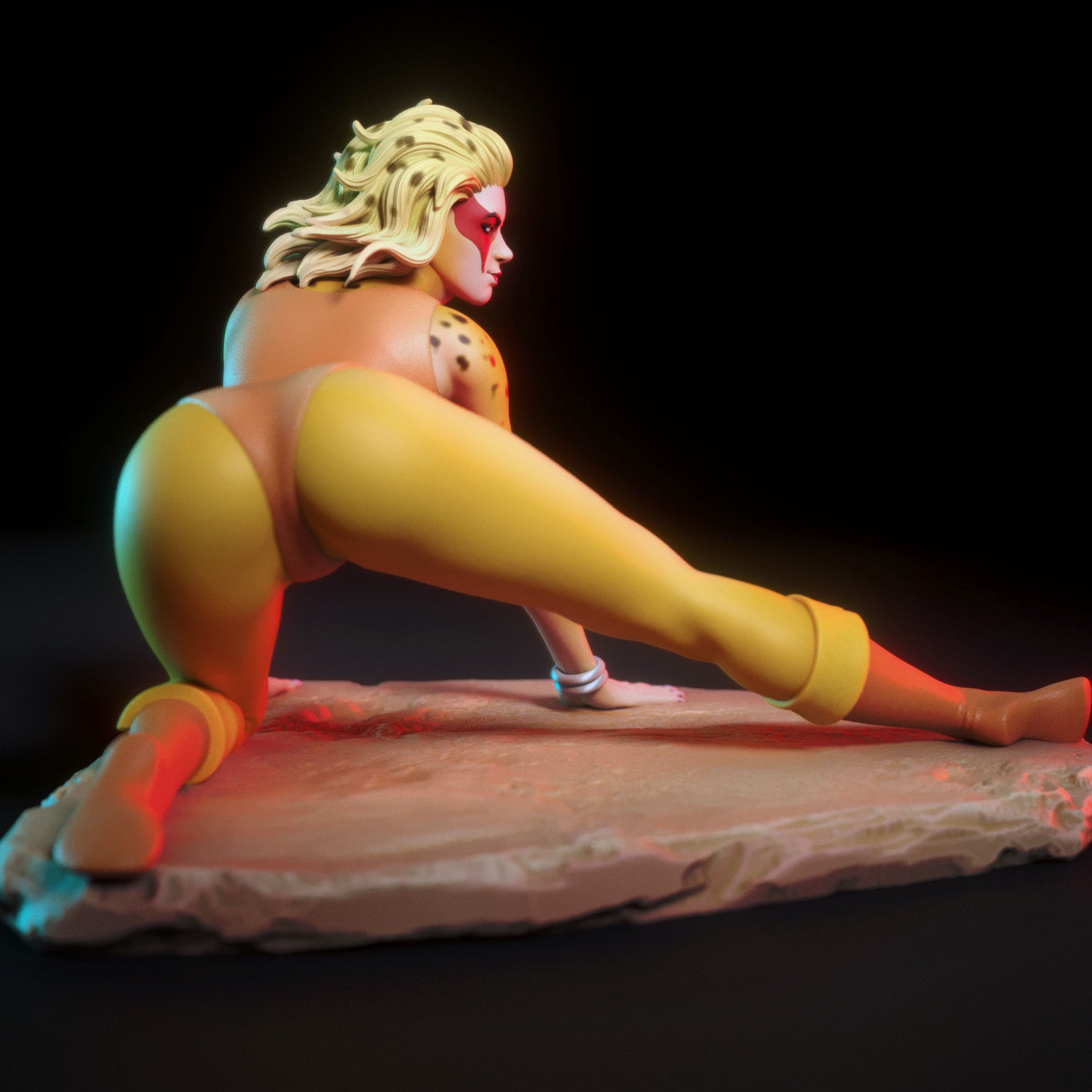 Cheetara from Thundercats 3D print model_1